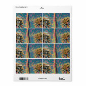 schilderij van Burj Khalifa Etiket (Full Sheet)