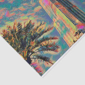 schilderij van Burj Khalifa Tissuepapier (Detail)