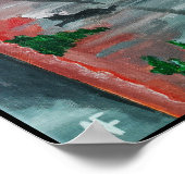 Schilderij van Calle del San Miguel door Alfred Fo Poster (Hoek)