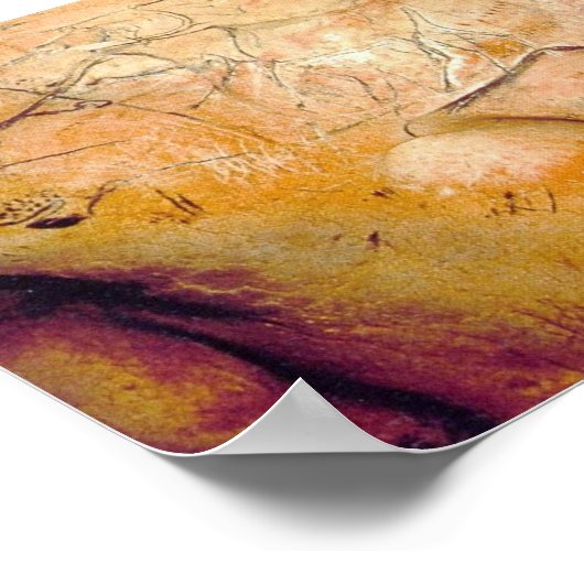 schilderij van Chauvet Cave Poster (Hoek)