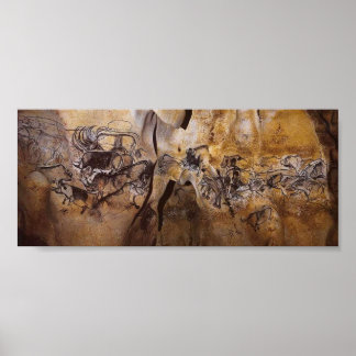 schilderij van Chauvet Cave Poster