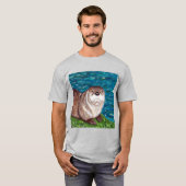 Schilderij van Cheeky River Otter T-shirt (Voorkant volledig)