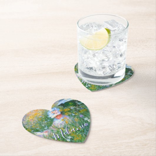 Schilderij van Claude Monet Dans La Prairie Kartonnen Onderzetters (Insitu)