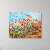 Schilderij van Coneflowers / Kunstenaar Larry Lere Canvas Afdruk (Voorkant)