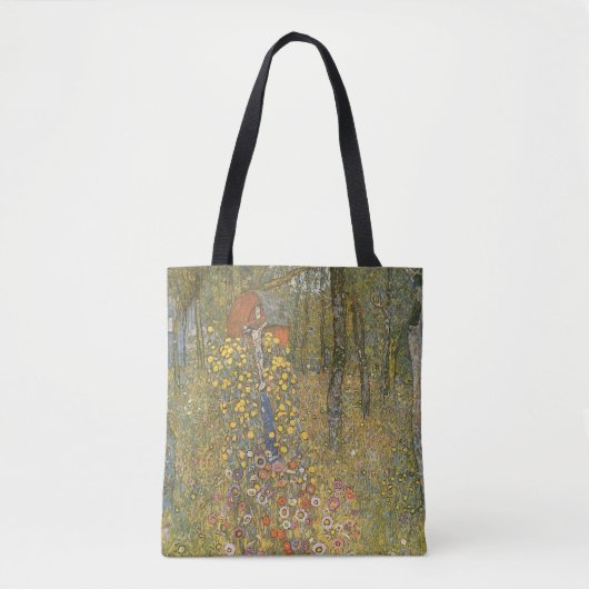 Schilderij van crucifix met een beeld van de Maagd Tote Bag (Voorkant)