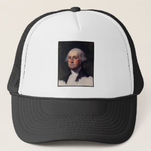 Schilderij van de Amerikaanse president George Was Trucker Pet