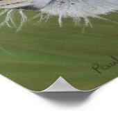 schilderij van de grote kattentijger poster (Hoek)