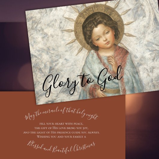 Schilderij van de jonge redder feestdagen kaart