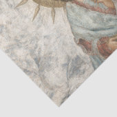 Schilderij van de jonge redder Jezus Tissuepapier (Detail)