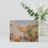 schilderij van de klooster abbey neresheim briefkaart (Staand voorkant)