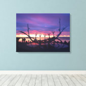 schilderij van de roykjavik #3 canvas afdruk (Insitu (Houten vloer))