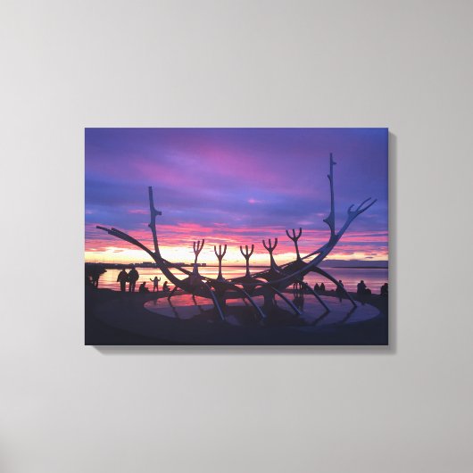 schilderij van de roykjavik #3 canvas afdruk (Voorkant)