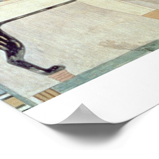 schilderij van de tombe Rekhmire, Thebes, d Poster (Hoek)