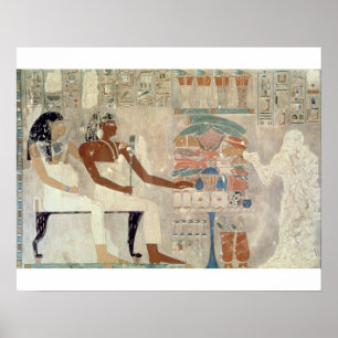 schilderij van de tombe Rekhmire, Thebes, d Poster