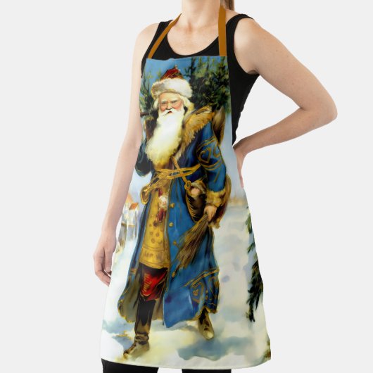 Schilderij van de  Vader Kerstmis Schort (Insitu)