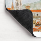 schilderij van de waterverf Florence Cathedral Duo Muismat (Hoek)