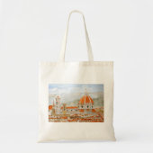 schilderij van de waterverf Florence Cathedral Duo Tote Bag (Voorkant)