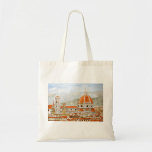 schilderij van de waterverf Florence Cathedral Duo Tote Bag