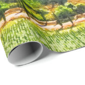 schilderij van de waterverf Toscane #3 Cadeaupapier (Rol Hoek)