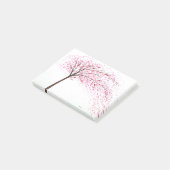 schilderij van de waterverf van Cherry blossom Post-it® Notes (Schuin)