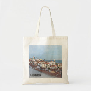schilderij van de waterverf van het district Alfam Tote Bag