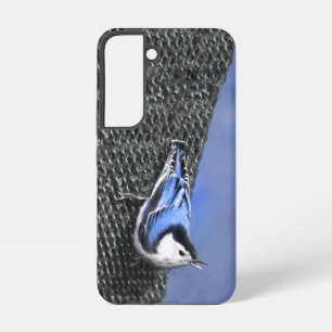 Schilderij van de witborstboomklever Originele vog Samsung Galaxy Hoesje