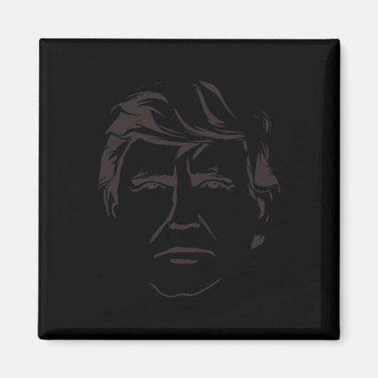 Schilderij van Donald Trump Magneet (Voorkant)