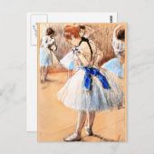 Schilderij van Edgar Degas, Danseres, 1880 Briefkaart (Voorkant / Achterkant)