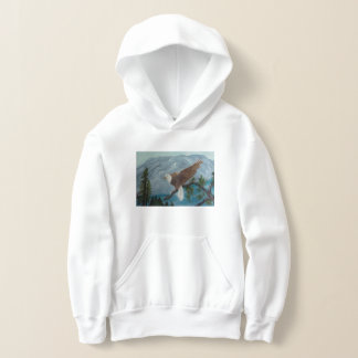 Schilderij van een Arendsjeugd Pullover Hoodie