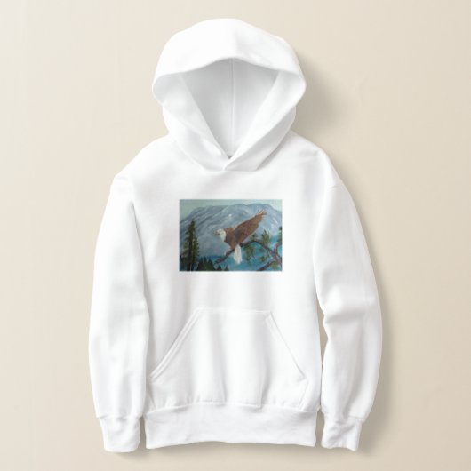 Schilderij van een Arendsjeugd Pullover Hoodie (Laagn)