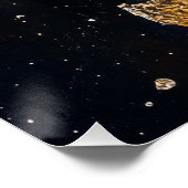 schilderij van een astronaut perfect poster (Hoek)