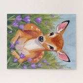 Schilderij van een babyhert legpuzzel (Horizontaal)