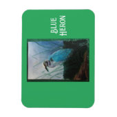 Schilderij van een Blue Heron Flexible Magneet (Verticaal)
