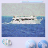 Schilderij van een boot flyer (Enkel)