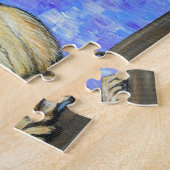 Schilderij van een brutale eekhoorn legpuzzel (Zijkant)