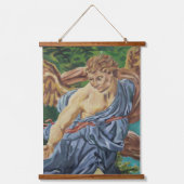 Schilderij van een engel hangend wandkleed (Voorkant)