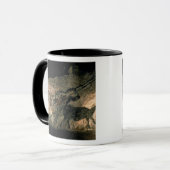 Schilderij van een hoornd dier, c.17000 BC (grot) Mok (Voorkant links)