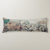 Schilderij van een kerststad, schaatsen en sneeuw lichaamskussen (Voorkant)