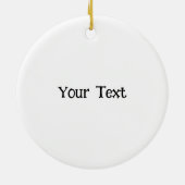 Schilderij van een kleurrijk Snoep Gingerbread Hou Keramisch Ornament (Achterkant)