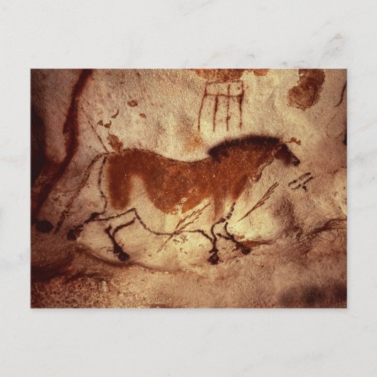 Schilderij van een paard, c.17000 BC Briefkaart (Voorkant)