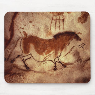 Schilderij van een paard, c.17000 BC Muismat