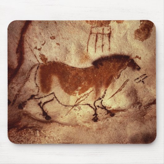 Schilderij van een paard, c.17000 BC Muismat (Voorkant)