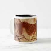 Schilderij van een paard, c.17000 BC Tweekleurige Koffiemok (Voorkant links)