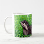 Schilderij van een rivierotter koffiemok (Links)