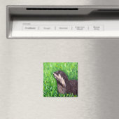 Schilderij van een rivierotter magneet (Insitu (Vaatwasser))