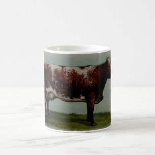  schilderij van een Shorthorn Cow Koffiemok