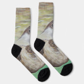 Schilderij van een speelse rivierotter sokken (Rechts)