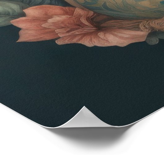 Schilderij van een vrouw poster (Hoek)