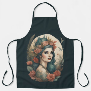 Schilderij van een vrouw schort