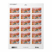 Schilderij van een vrouw titel: De Middag Etiket (Full Sheet)